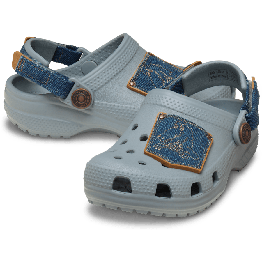 Toddler Classic Denim Adjustable Backstrap Clog for Kids