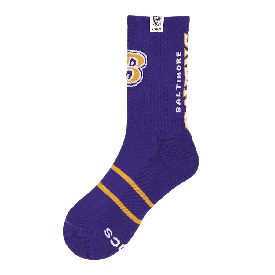 NFL Baltimore Ravens Crocs Socks for Men