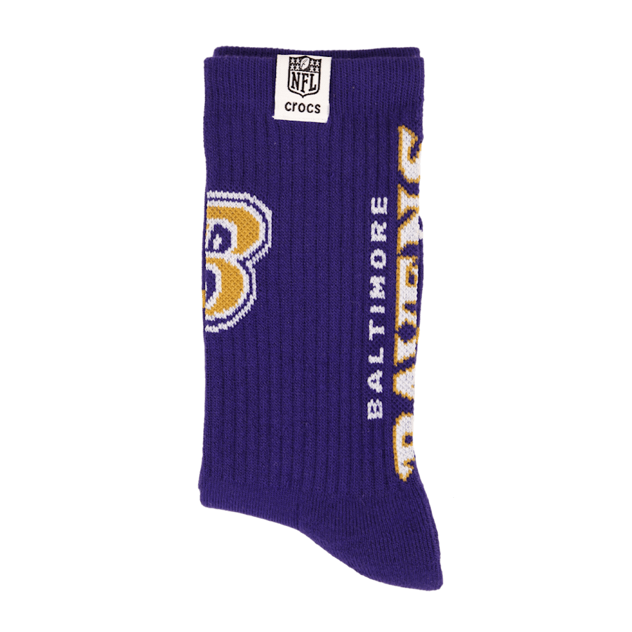 NFL Baltimore Ravens Crocs Socks for Men