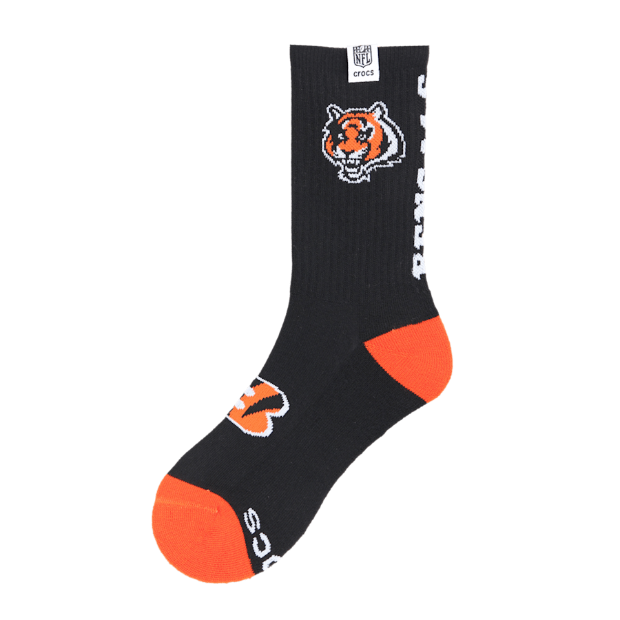 NFL Cincinnati Bengals Crocs Socks for Men
