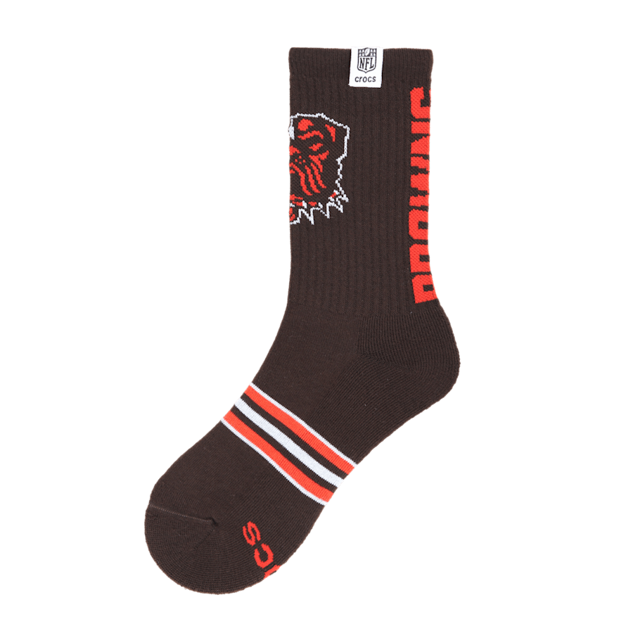NFL Cleveland Browns Crocs Socks for Men