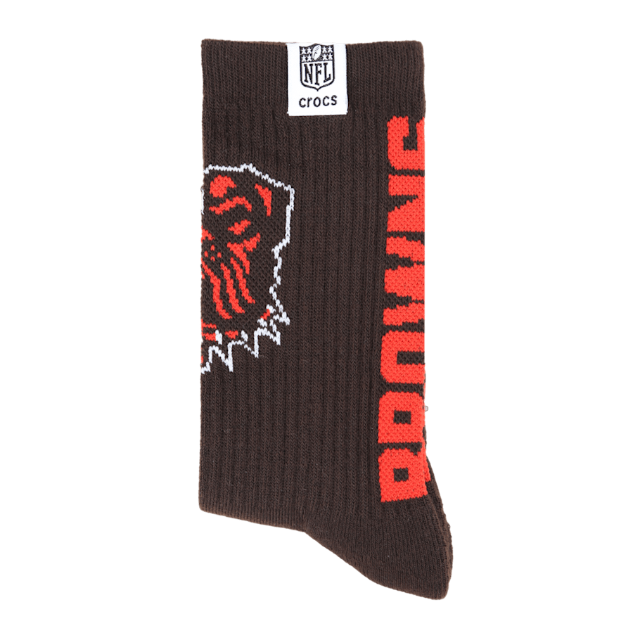 NFL Cleveland Browns Crocs Socks for Men