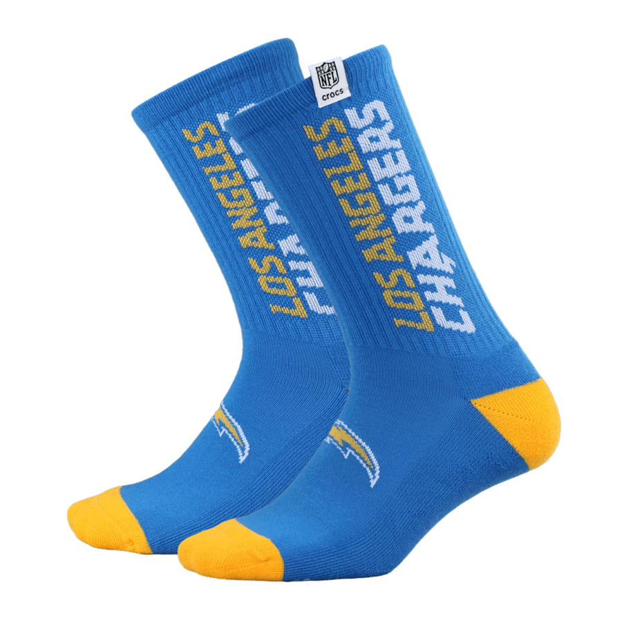 NFL Los Angeles Chargers Crocs Socks for Men