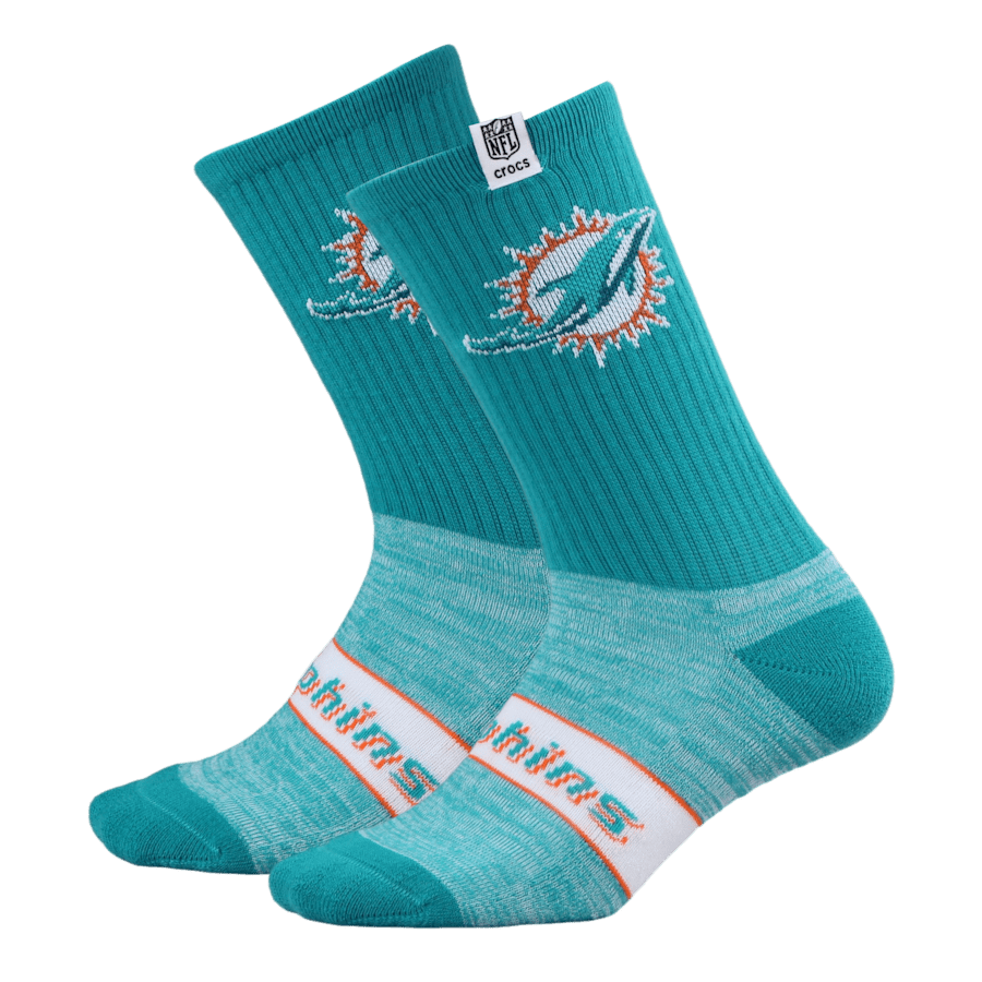 NFL Miami Dolphins Crocs Socks for Men