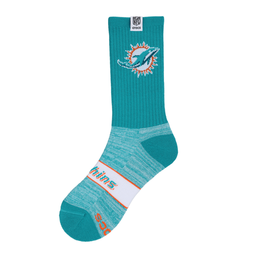 NFL Miami Dolphins Crocs Socks for Men