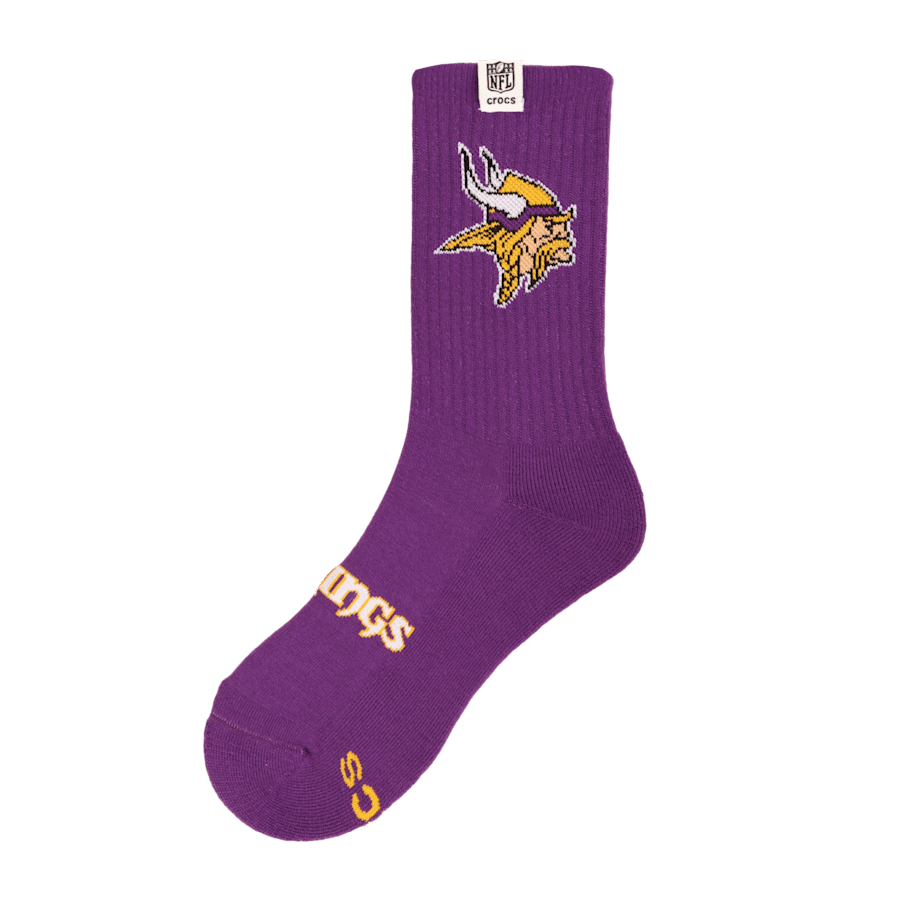NFL Minnesota Vikings Crocs Socks for Men