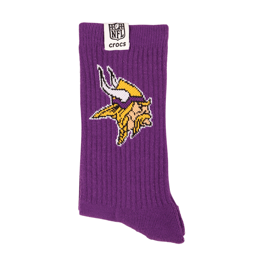 NFL Minnesota Vikings Crocs Socks for Men