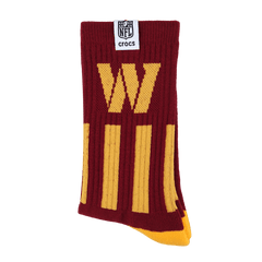 NFL Washington Commanders Crocs Socks for Men