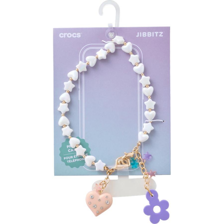 Beaded Heart Flower Phone Wristlet for Women|Kids
