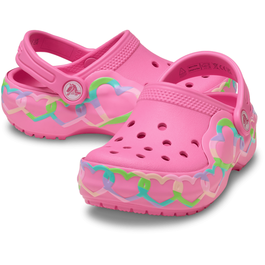 Toddler Classic Heart Lights Clog for Kids