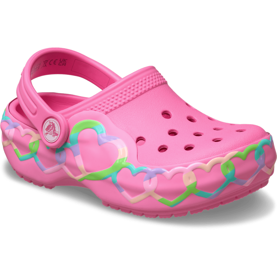 Toddler Classic Heart Lights Clog for Kids