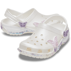Toddler Classic Butterfly Sparkle Shaker Clog for Kids