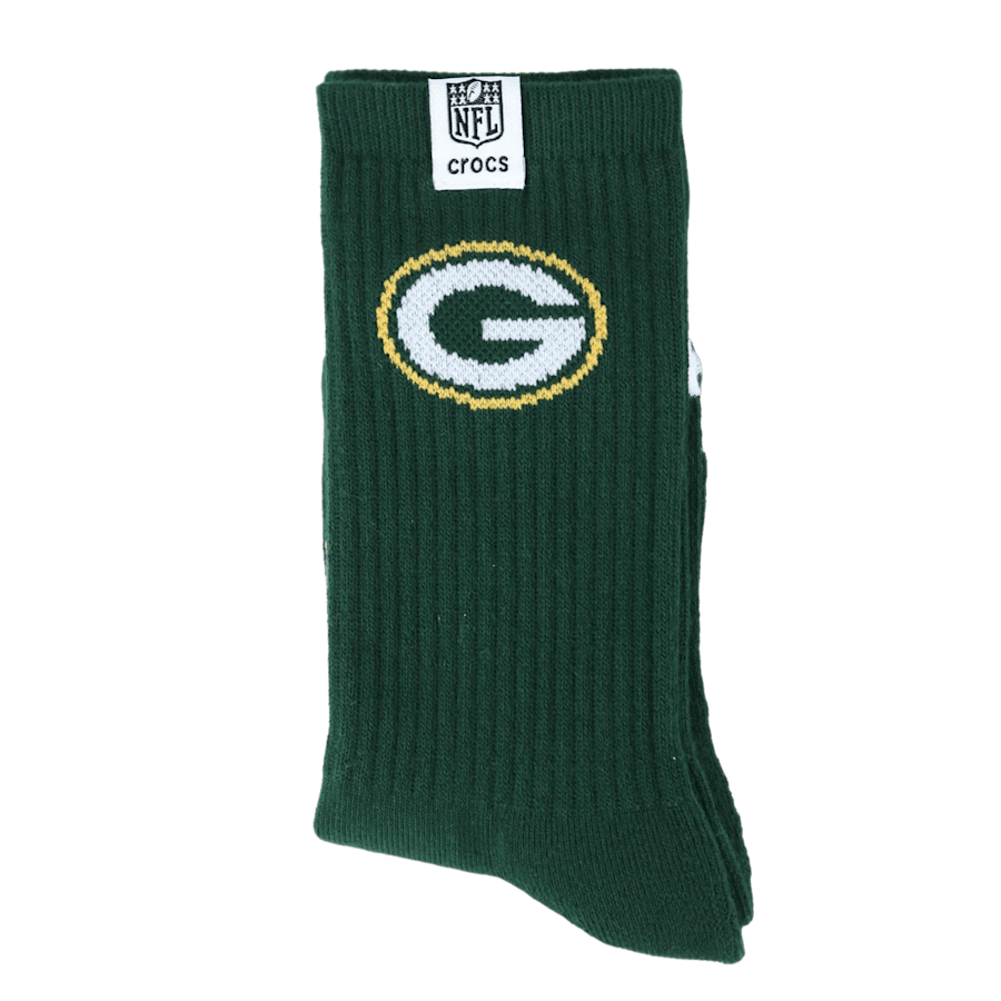 NFL Green Bay Packers Crocs Socks for Men