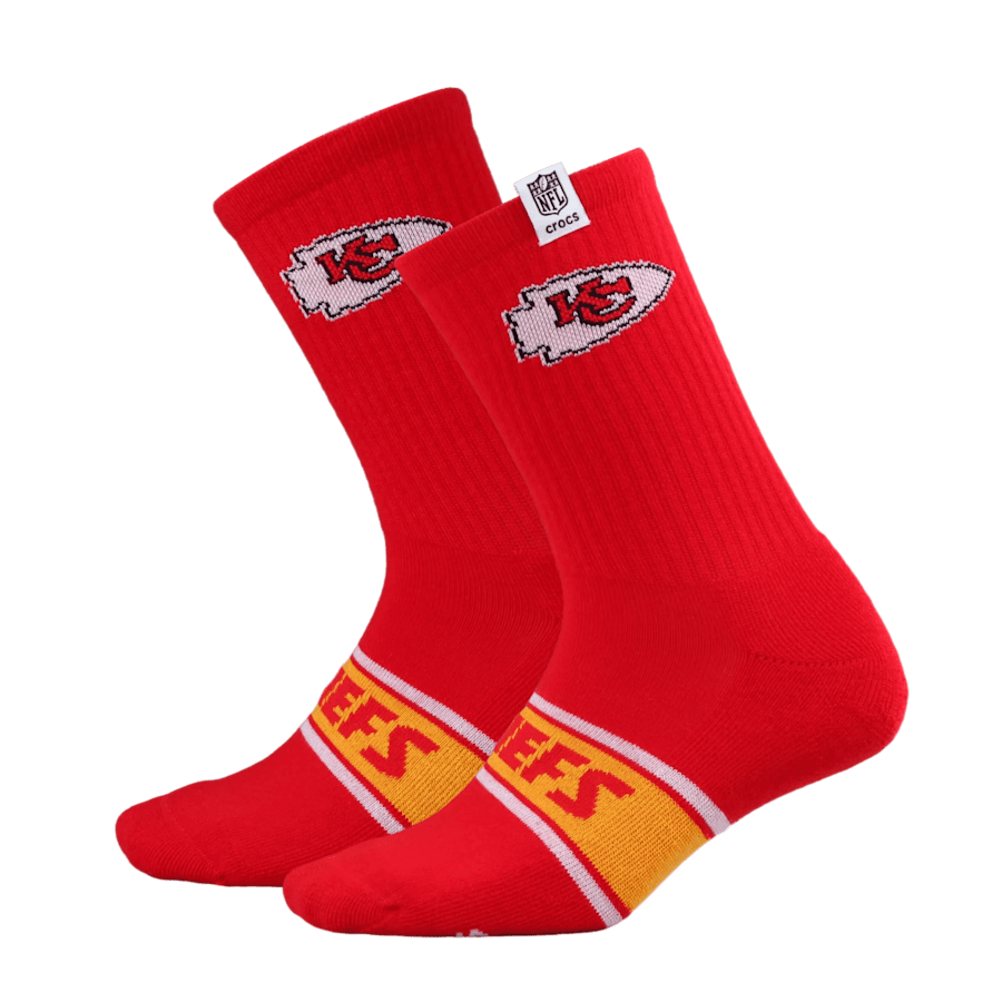 NFL Kansas City Chiefs Crocs Socks for Men
