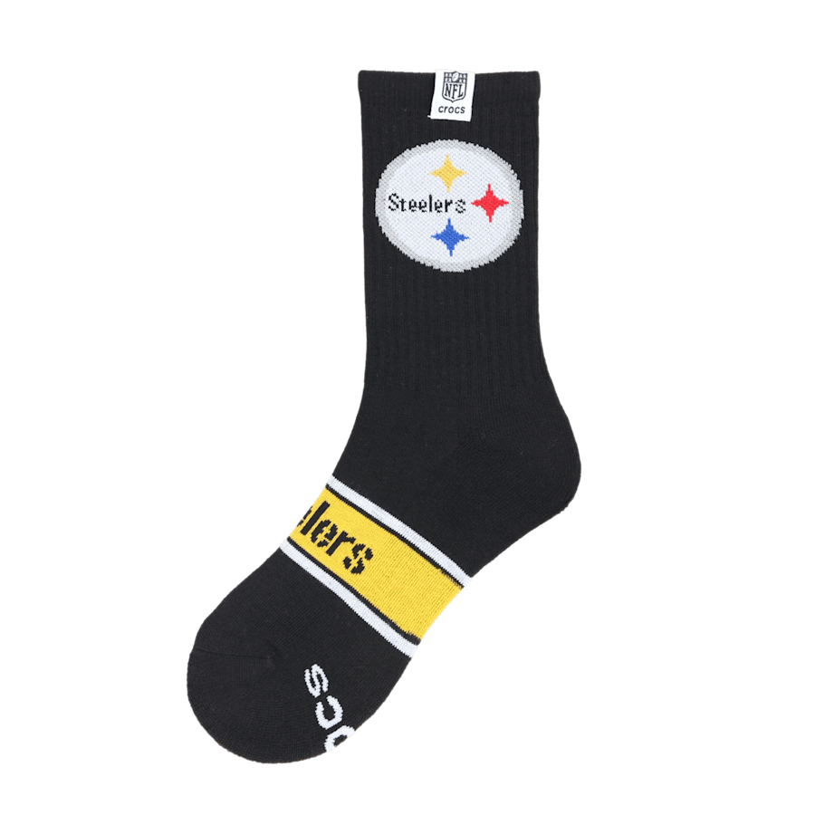 NFL Pittsburgh Steelers Crocs Socks for Men