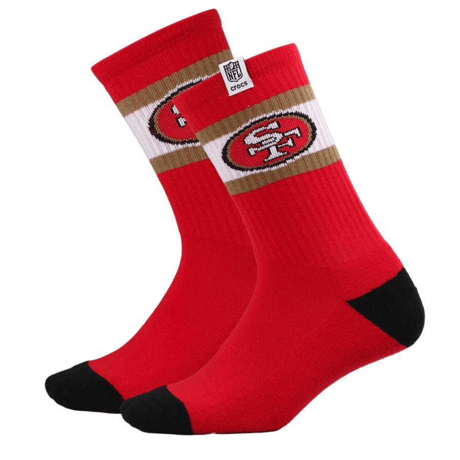 NFL San Francisco 49ers Crocs Socks for Men