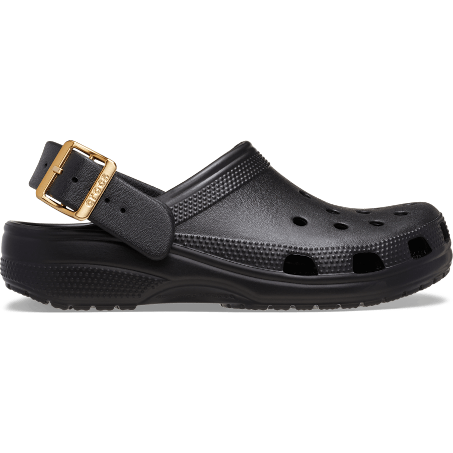 Classic Metallic Buckle Clog for Women