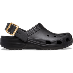 Classic Metallic Buckle Clog for Women