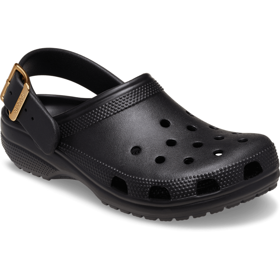 Classic Metallic Buckle Clog for Women