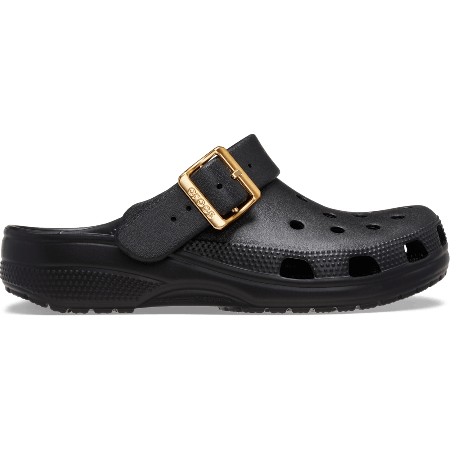 Classic Metallic Buckle Clog for Women
