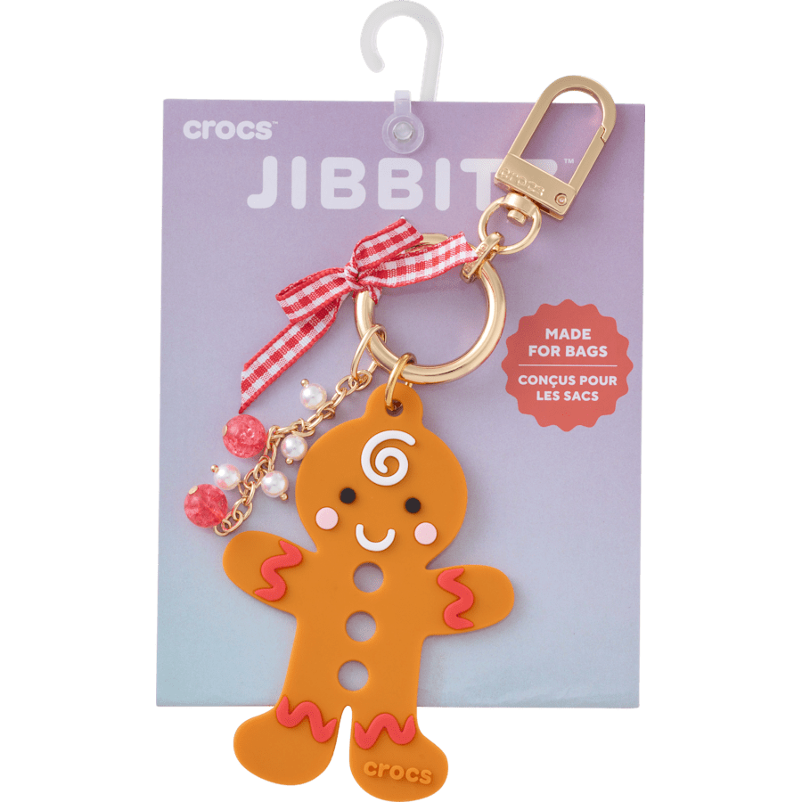 Gingerbread Man Bag Charm for Women|Kids